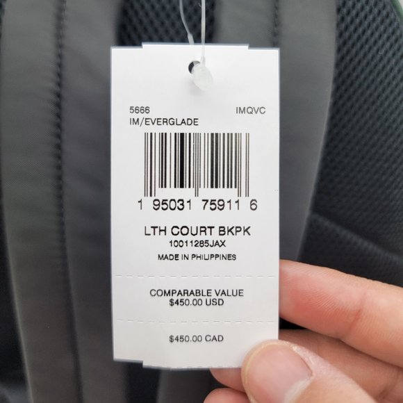 Coach Court Backpack 5666 Everglade Green - Picture 8 of 9